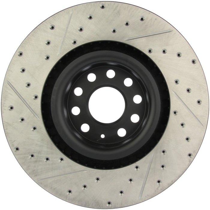 Stoptech 127.33112L StopTech 09 VW Passat CC / 06-09 Passat Slotted & Drilled Left Front Rotor