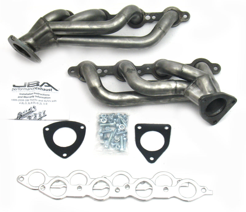 JBA 1850S-3 03-06 GM Truck 6.0L LS w/o EGR 1-5/8in Primary Raw 409SS Cat4Ward Header