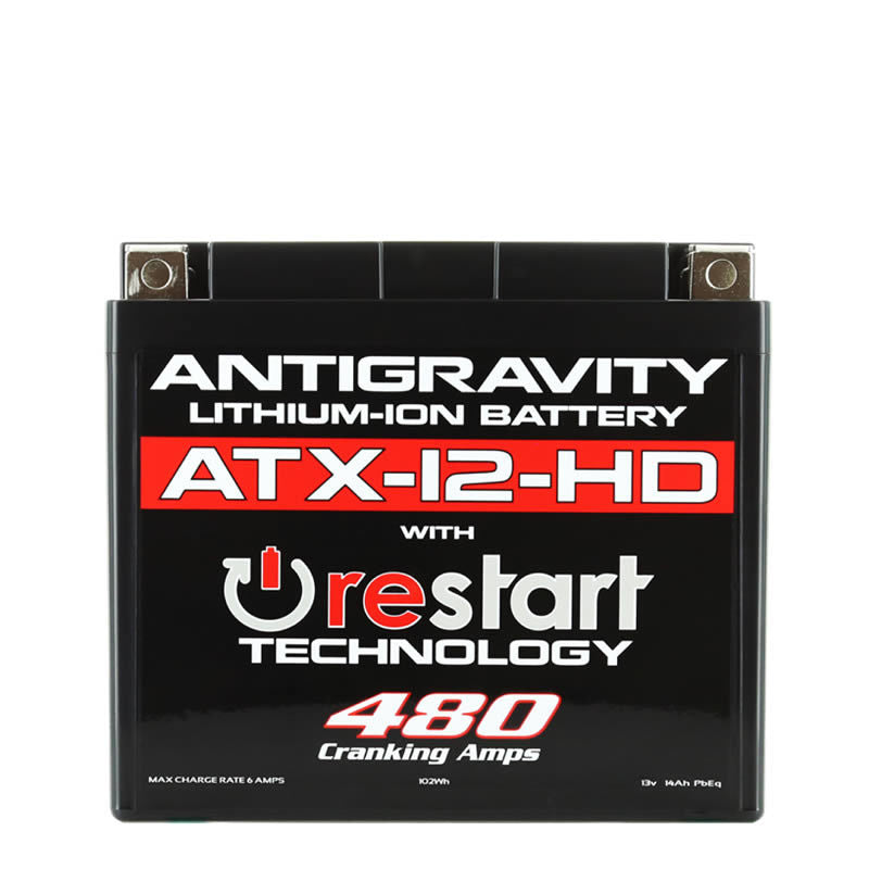 Antigravity Batteries AG-ATX12-HD-RS Antigravity YTX12 High Power Lithium Battery w/Re-Start