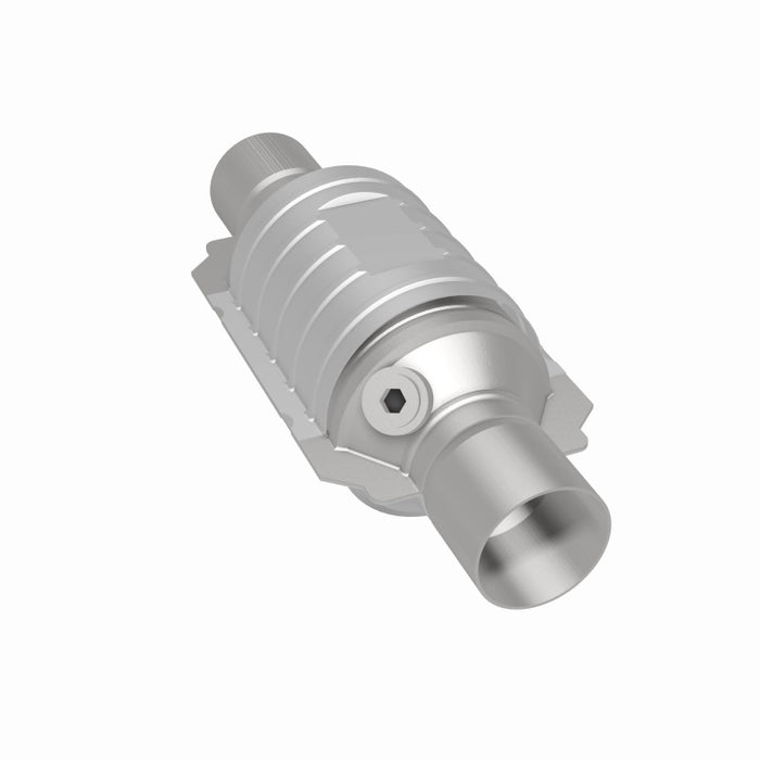 Magnaflow 51234 MagnaFlow Conv Univ 2in In/Out Ctr/Ctr Round 9in Body L x 5.125in W x 13in Overall L Single O2 Port