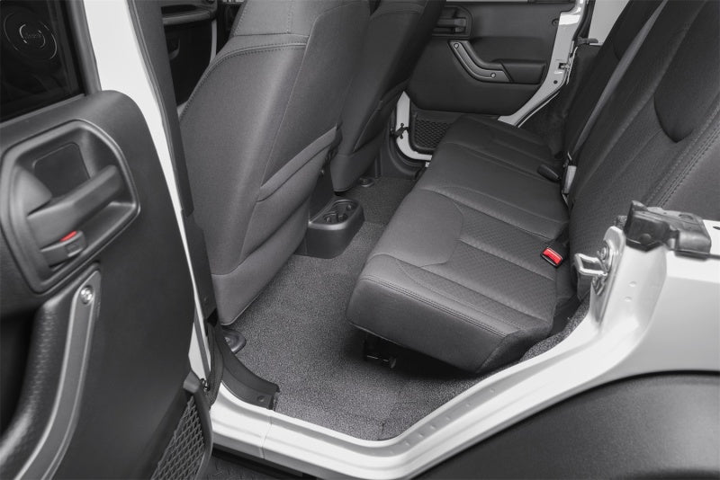 BedRug BTJK07F4 07-16 Jeep JK Unlimited 4Dr Front 4pc BedTred Floor Kit (Incl Heat Shields)
