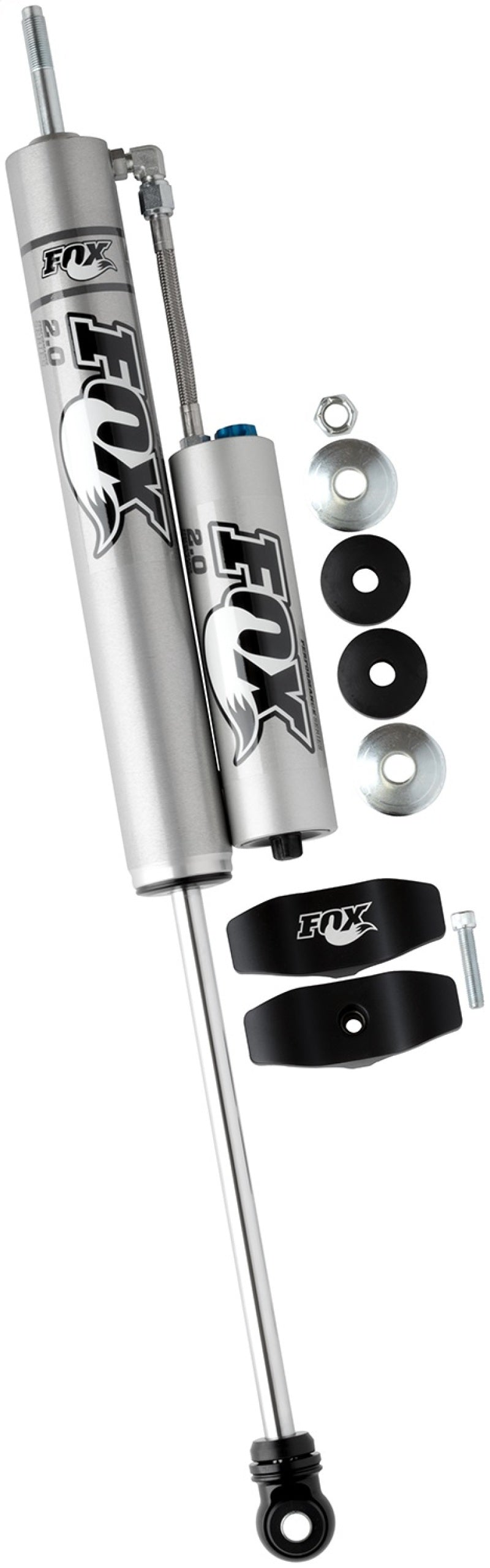 FOX 985-26-011 Fox 07+ Jeep JK 2.0 Factory Series 11.6in. Smooth Body R/R Front Shock w/CD Adj. / 4-6in. Lift