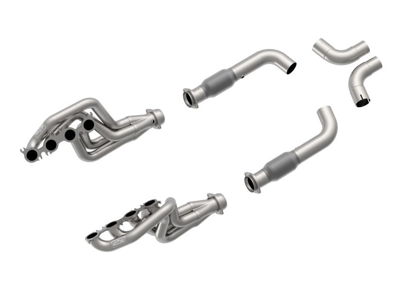 Kooks Headers 1156H630 Kooks 2020 Mustang GT500 5.2L 2in x 3in SS Headers w/GREEN Catted Connection Pipe