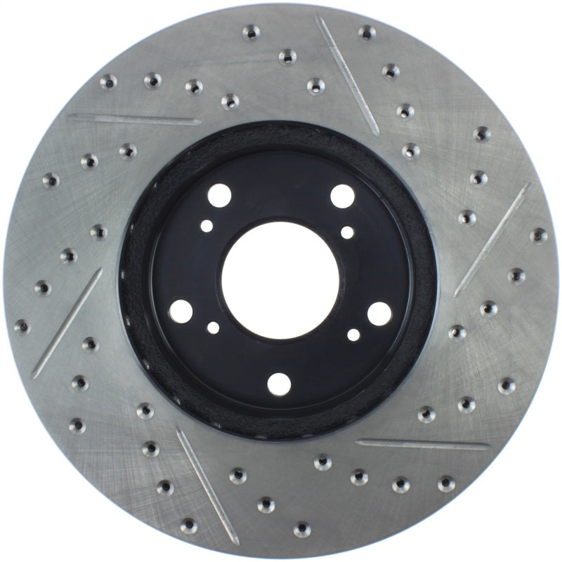 Stoptech 127.40036R StopTech 06-08 Civic GX / 02-04 CR-V / 98-02 Honda Accord V6 / 03-07 Accord 4 cyl/V6 MT Slotted & D