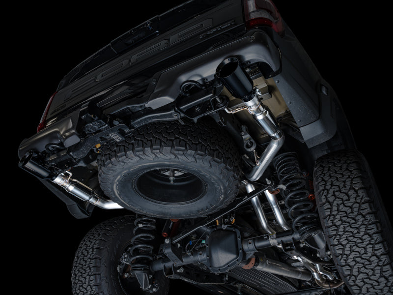 AWE Tuning 3025-33356 AWE Gen 3 Ford Raptor SwitchPath Exhaust - Diamond Black Tips