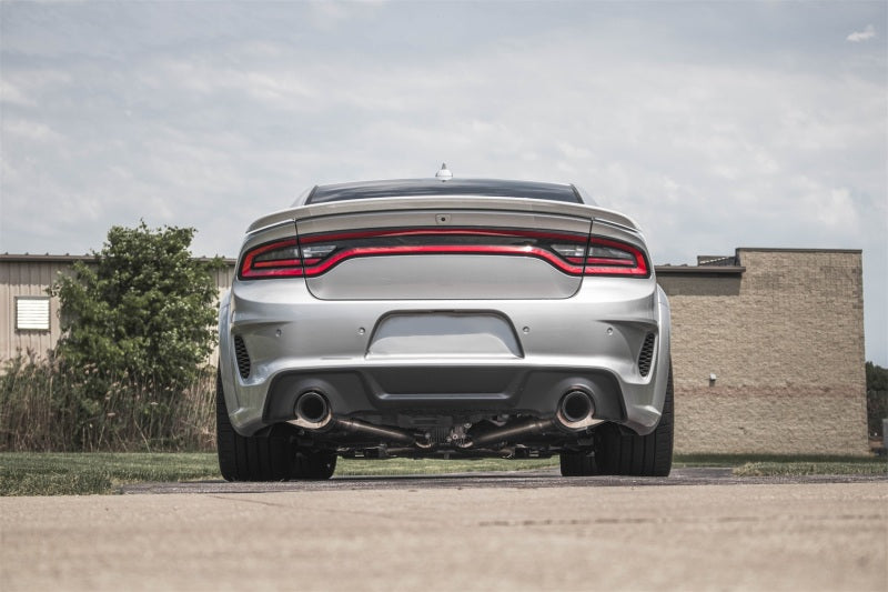 CORSA Performance 21072BLK Corsa 2015-2023 Charger SRT/Hellcat/Redeye 2.75in Valved Catback DRE w/ Single 4.5in Blk PVD Tips