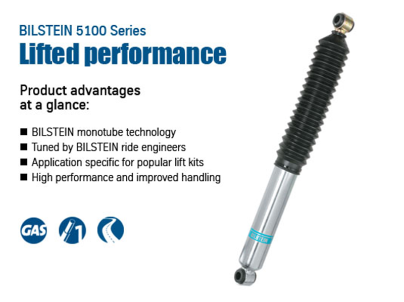 Bilstein 24-285667 5100 Series 14-18 Dodge RAM 2500 Rear 46mm Monotube Shock Absorber