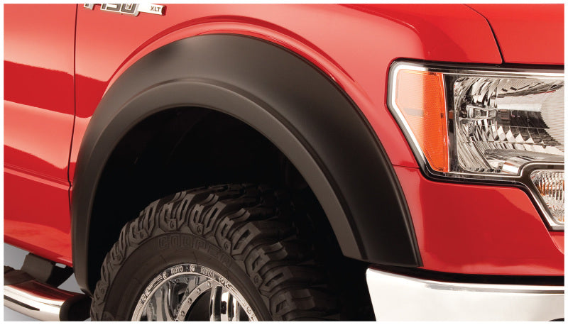 Bushwacker 20904-11 92-96 Ford F-150 Styleside Extend-A-Fender Style Flares 4pc 81.0/96.0in Bed - Black