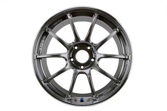 Advan YAZ7I63EHB RZII 17x9.0 +63 5-114.3 Racing Hyper Black Wheel