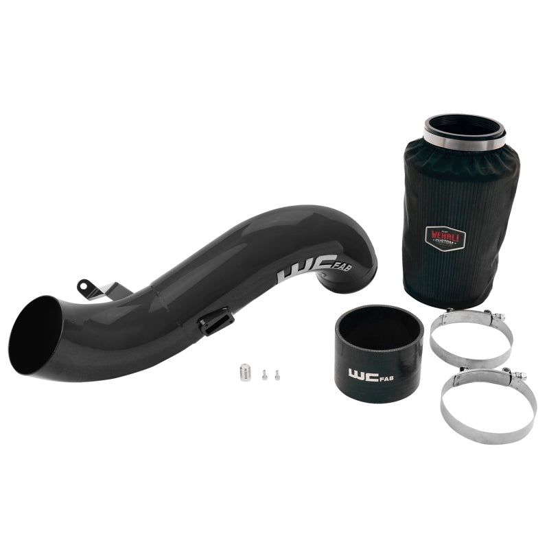 Wehrli WCF100635-GB 07.5-10 Chevrolet 6.6L LMM Duramax 4in Intake Kit - Gloss Black