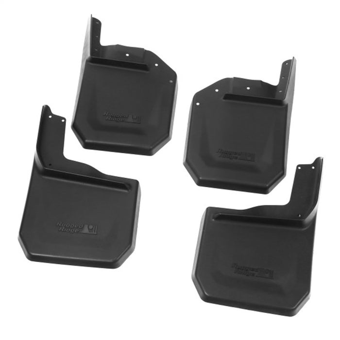 Rugged Ridge 11642.10 Splash Guard Kit Black 07-18 Jeep Wrangler JK