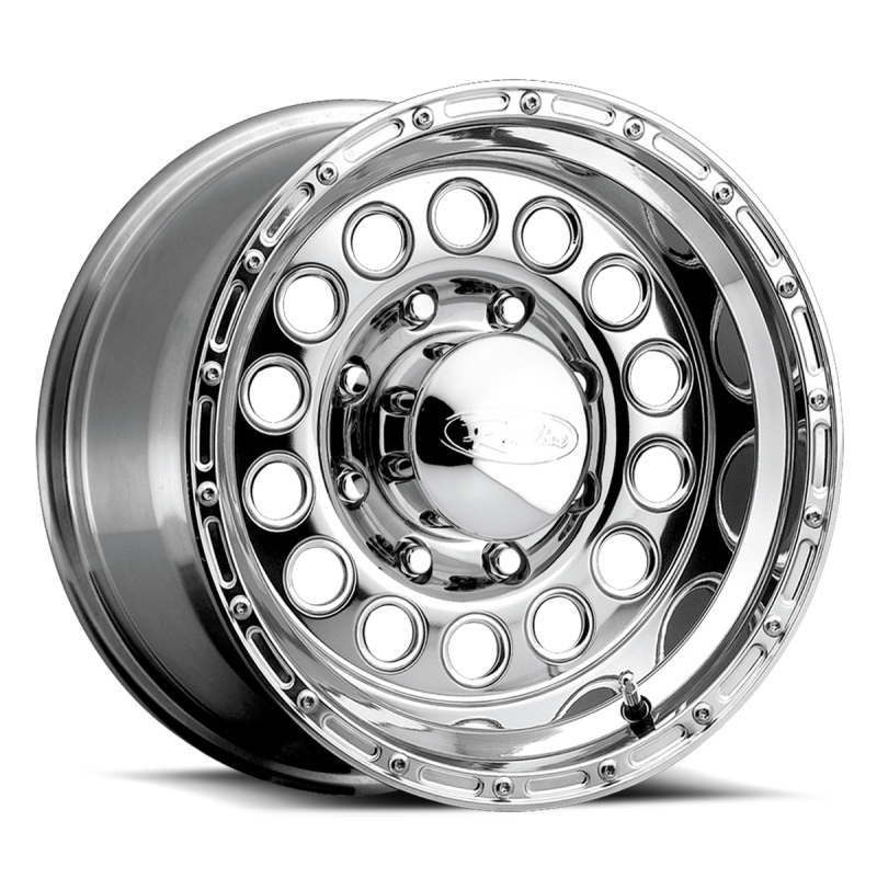 Raceline 887-79080 887 Rock Crusher 17x9in / 8x165.1 BP / 0mm Offset / 130.81mm Bore - Polished Wheel