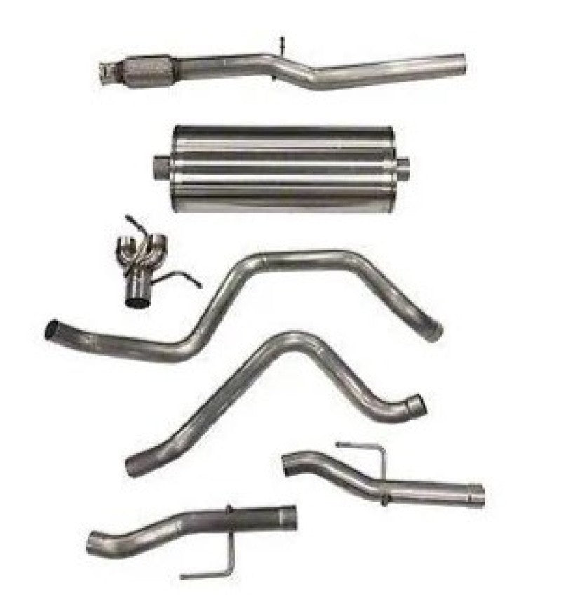 CORSA Performance 21043 Corsa 2019-24 Silverado/Sierra 5.3L V8 3in Dual Rear Exit 157in Wheelbase Catback - Sport (NoTips)