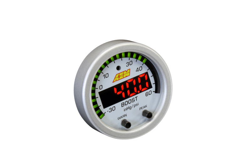 AEM 30-0308 X-Series Boost Pressure -30inHg 60psi Gauge Kit