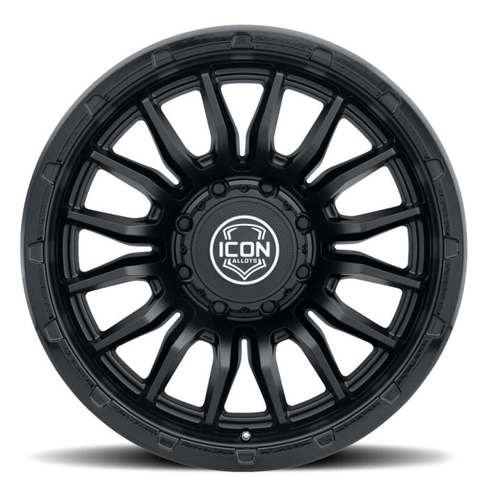 ICON 8320908955DB Alloys Cajon 20x9 / 8x180 / 12mm / 5.5in BS Double Black Wheel
