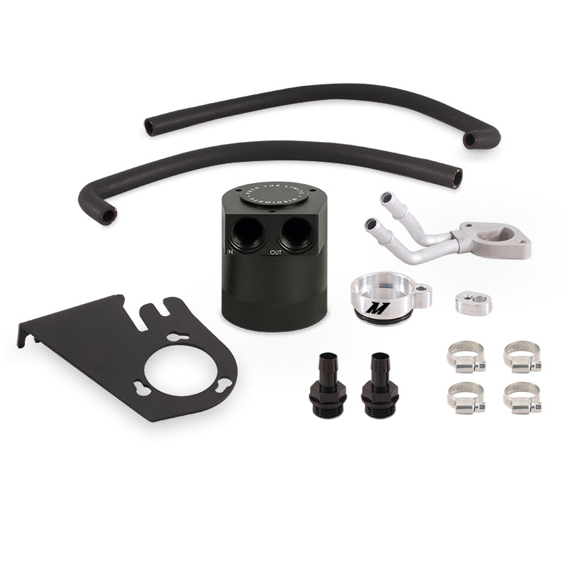 Mishimoto MMBCC-F2D-11BE 11-16 Ford 6.7L Powerstroke Baffled Oil Catch Can Kit