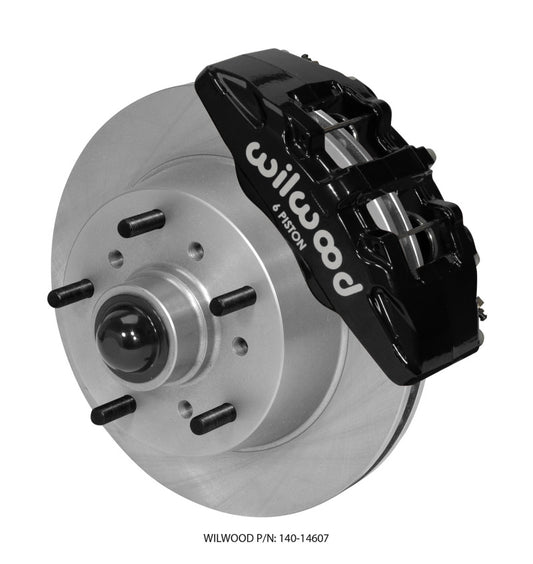 Wilwood 140-14607 Dynapro 6 Front Kit 11.75 Rotor Black 57-67 Ford F100