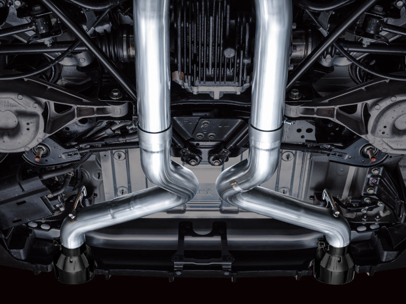 AWE Tuning 3020-33400 AWE 2023 Nissan Z RZ34 RWD Track Edition Catback Exhaust System w/ Diamond Black Tips