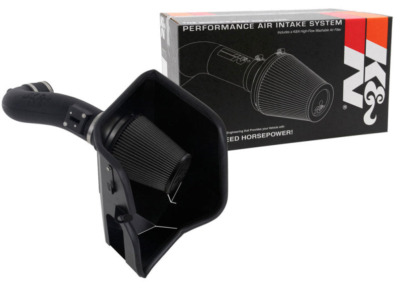 K&N Engineering 30-3110 K&N 2019+ Chevrolet Silverado 1500 V8 6.2L Performance Air Intake System