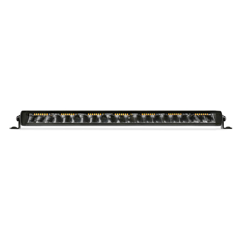 Go Rhino 751052012CSS Xplor Blackout Combo Series Sgl Row LED Light Bar w/Amber (Side/Track Mount) 20.5in. - Blk