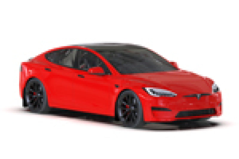 Rally Armor MF101-UR-BLK-WH 21-25 Tesla Model S / S Plaid Black UR Mud Flap w/White Logo