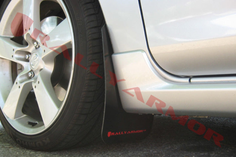 Rally Armor MF9-UR-BLK/RD 04-09 Mazda3/Speed3 Black UR Mud Flap w/ Red Logo