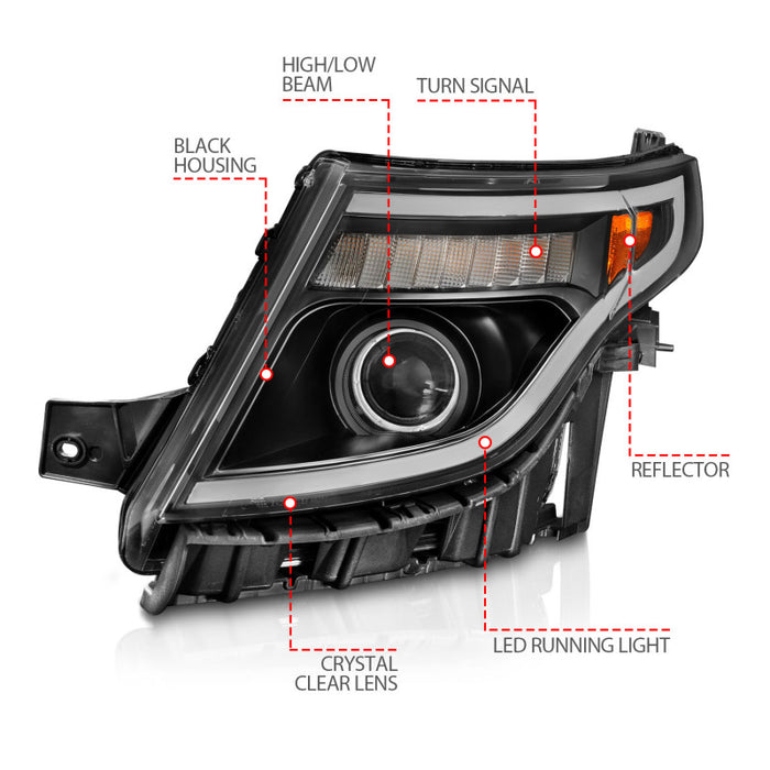 ANZO 111575 ANZ LED/Projector Headlights