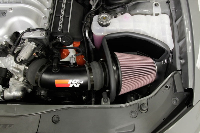 K&N Engineering 69-2553TTK K&N 2017 Dodge Challenger Hellcat SC V8-6.2L F/l Typhoon Air Intake