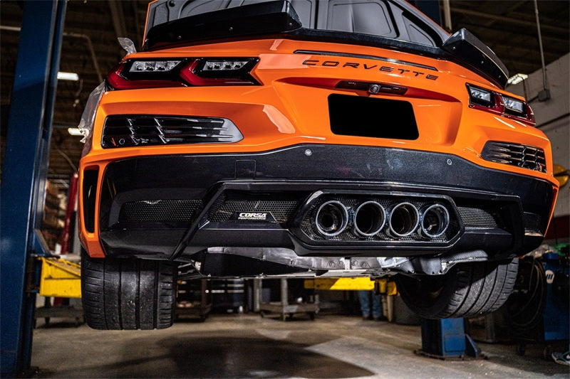 CORSA Performance AC012 Corsa 2023-2025 Chevrolet Corvette C8 Z06 Black Out Heat Protection Shields