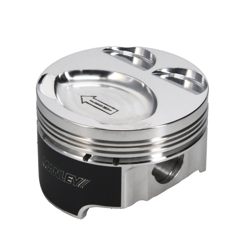 Manley Performance 630002C-4 Manley MazdaSpeed 3 MZR 2.3L 87.75mm Bore -13.3cc Dome 9.5:1 CR Pistons w/ Rings - Set of 4
