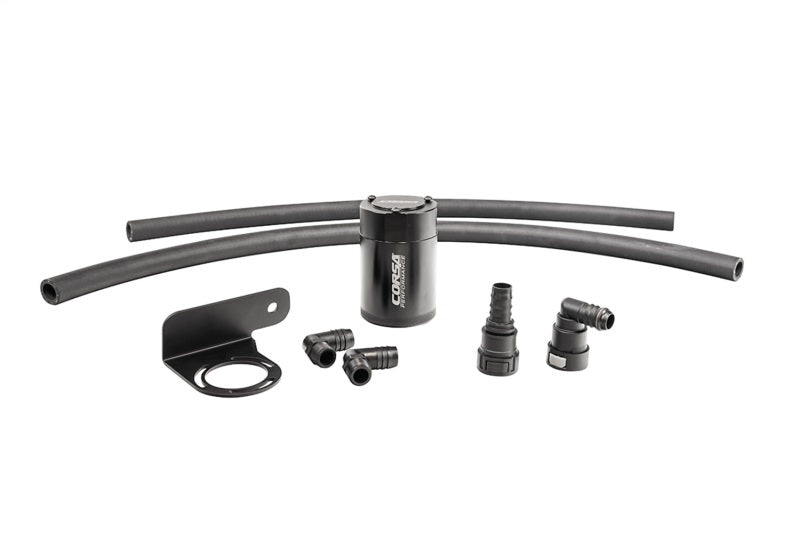 CORSA Performance CC0009 Corsa 2015-2025 Ford F-150 5.0L V8 (Auto) Aluminum Oil Catch Can w/Mounting Bracket