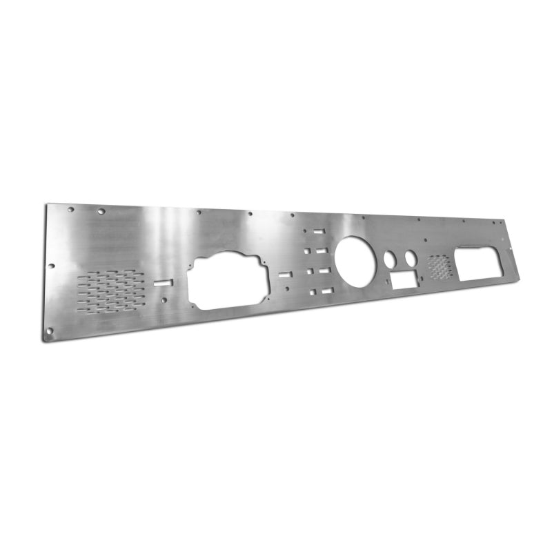 Rugged Ridge 11144.12 76-86 Jeep CJ Stainless Steel Dash Panel w/ Gauge / Radio / Speaker Cut-Outs