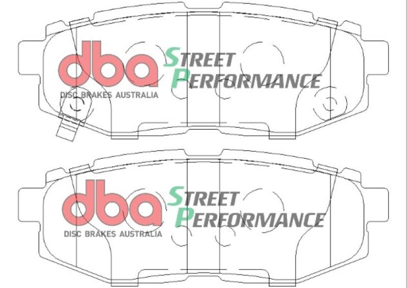 DBA DB1789SP 11+ Subaru Legacy GT SP500 Rear Brake Pads
