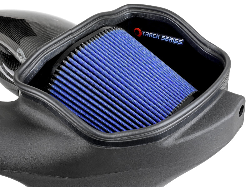 aFe 57-10010R 17-20 Ford F-150/Raptor Track Series Carbon Fiber Cold Air Intake System With Pro 5R Filters