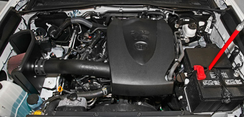 K&N Engineering 63-9039 K&N 2016 Toyota Tacoma V6 3.5L AirCharger Performance Intake
