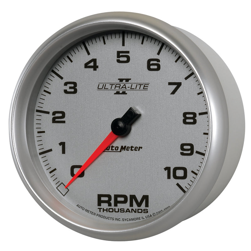 AutoMeter 4998 Autometer Ultra-Lite II 5 Inch 10000 RPM In-Dash Tachometer