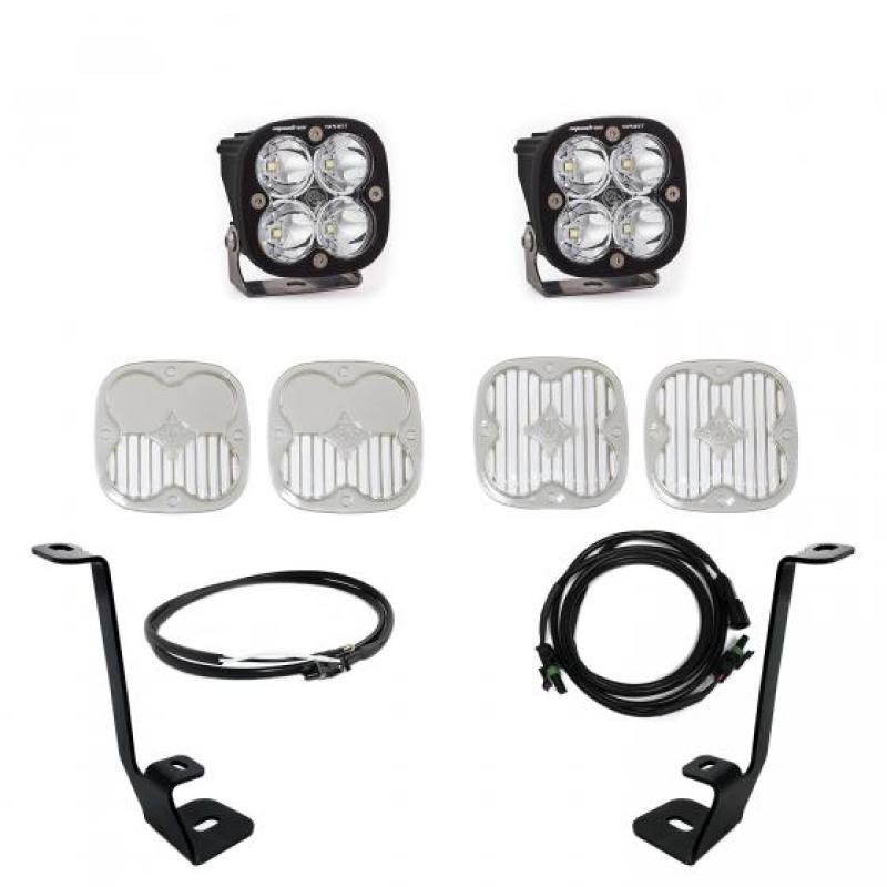 Baja Designs 447695UP 2021+ Ford F150 A Pillar Kit Squadron Sport Spot with Upfitter