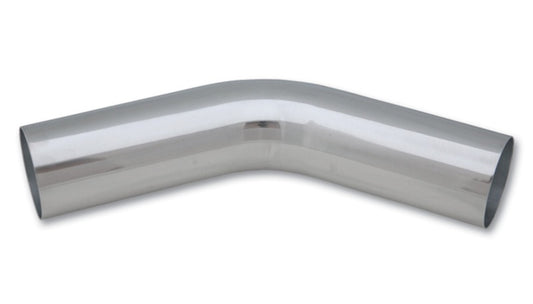 Vibrant 2945 4.5in OD T6061 Aluminum Mandrel Bend 45 Degree - Polished