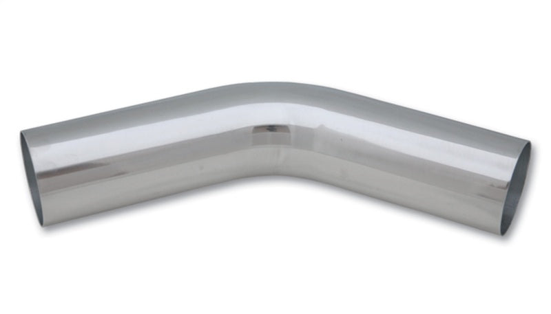 Vibrant 2945 4.5in OD T6061 Aluminum Mandrel Bend 45 Degree - Polished