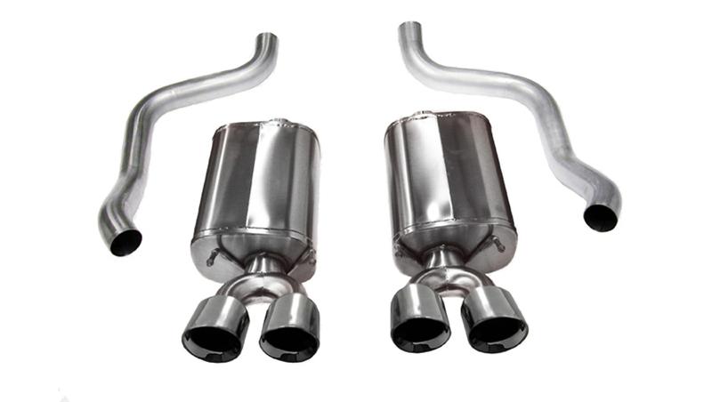 CORSA Performance 14169 Corsa 2005-2007 Chevrolet Corvette C6 6.0L V8 Polished Sport Axle-Back Exhaust