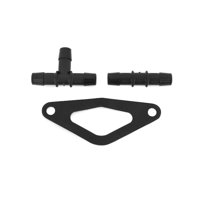 Mishimoto MMTMIC-WRX-01SLBK Subaru 02-07 WRX/04-07 STi Top-Mount Intercooler Kit - Silver/Black Hoses - Not For iRHD