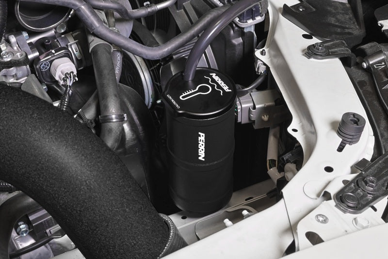 Perrin Performance ASM-ENG-505BK PERRIN 02-25 Subaru WRX / 04-21 STI / 13-25 BRZ/GR86/FRS/86 Coolant Overflow Tank - Black
