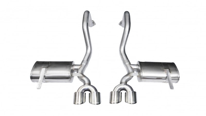 CORSA Performance 14961 Corsa 1997-2004 Chevrolet Corvette C5 Z06 5.7L V8 Polished Xtreme Axle-Back Exhaust