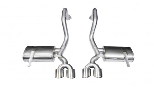 CORSA Performance 14961 Corsa 1997-2004 Chevrolet Corvette C5 Z06 5.7L V8 Polished Xtreme Axle-Back Exhaust