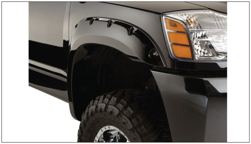 Bushwacker 70908-02 04-15 Nissan Titan Pocket Style Flares 4pc 67.1/78.9/84/96in - Black