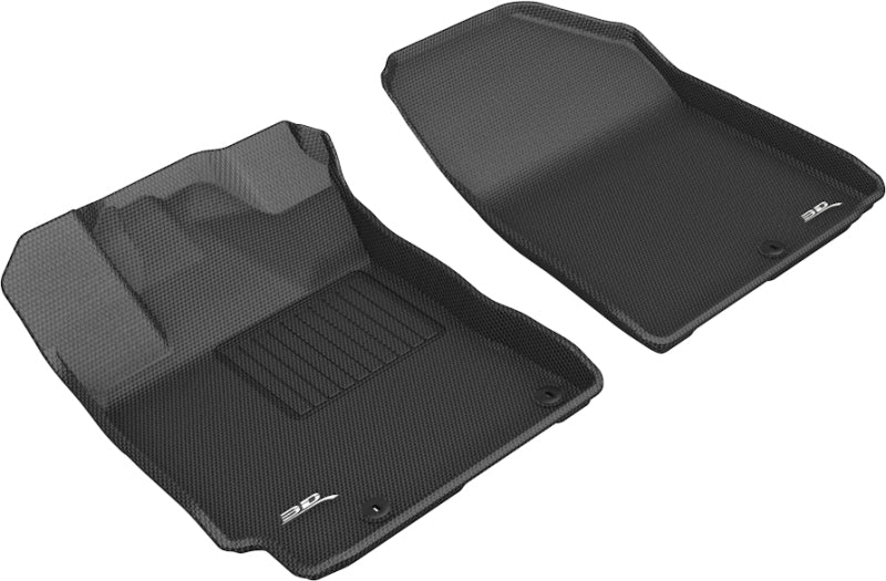 3D MAXpider L1KA04711509 2019-2020 Kia Forte Kagu 1st Row Floormat - Black