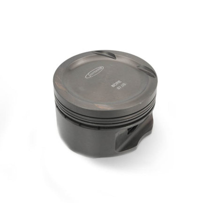Supertech P6-BM87-N12 BMW E36 M3 S52/B32 3.2L 87mm Bore -12cc Dish 11:1 CR Pistons - Set of 6 (Excl Rings)
