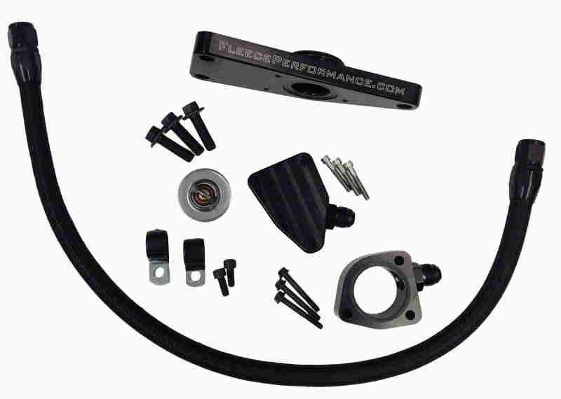 Fleece Performance FPE-CLNTBYPS-CUMMINS-MAN 03-07 Dodge 5.9L / 04.5-12 6.7L Cummins Coolant Bypass Kit (03-07 Manual Trans)