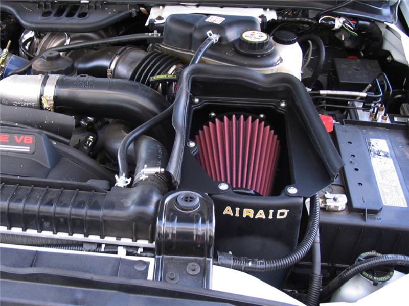 Airaid 400-131-1 03-07 Ford Power Stroke 6.0L Diesel MXP Intake System w/o Tube (Oiled / Red Media)