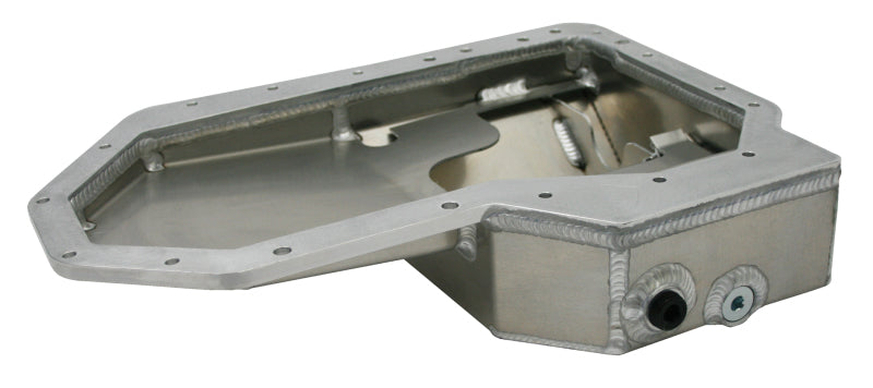 Moroso 20969 Mitsubishi Evo 10 (w/Factory AC) Road Race Baffled Extra Capacity Aluminum Oil Pan